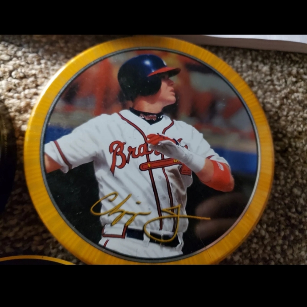 Chipper Jones hologram card